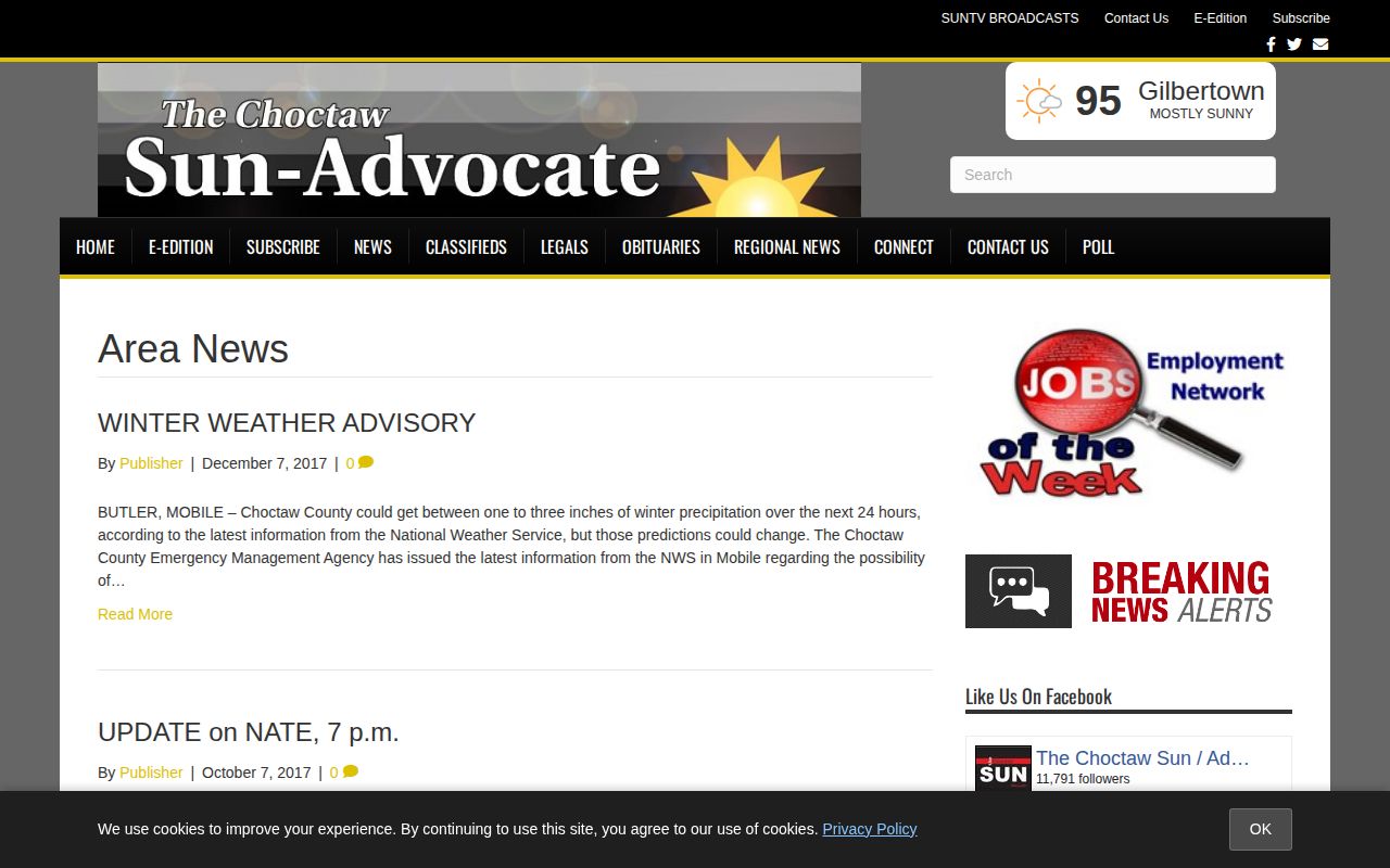 Choctaw County arrest news in the Choctaw Sun-Advocate archive